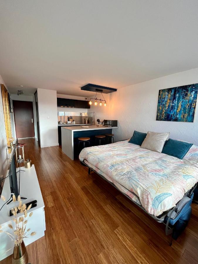 Appartement Cosy Avec Vue Mer Stella-Plage Buitenkant foto