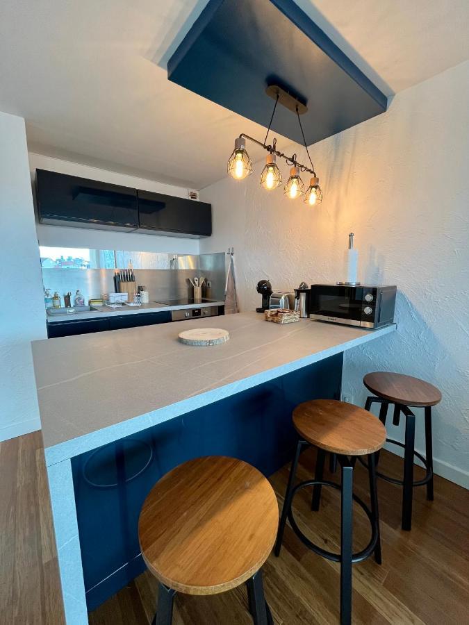 Appartement Cosy Avec Vue Mer Stella-Plage Buitenkant foto